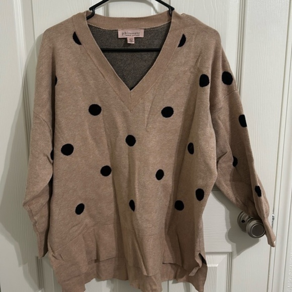 Philosophy Polka Dot Sweater
